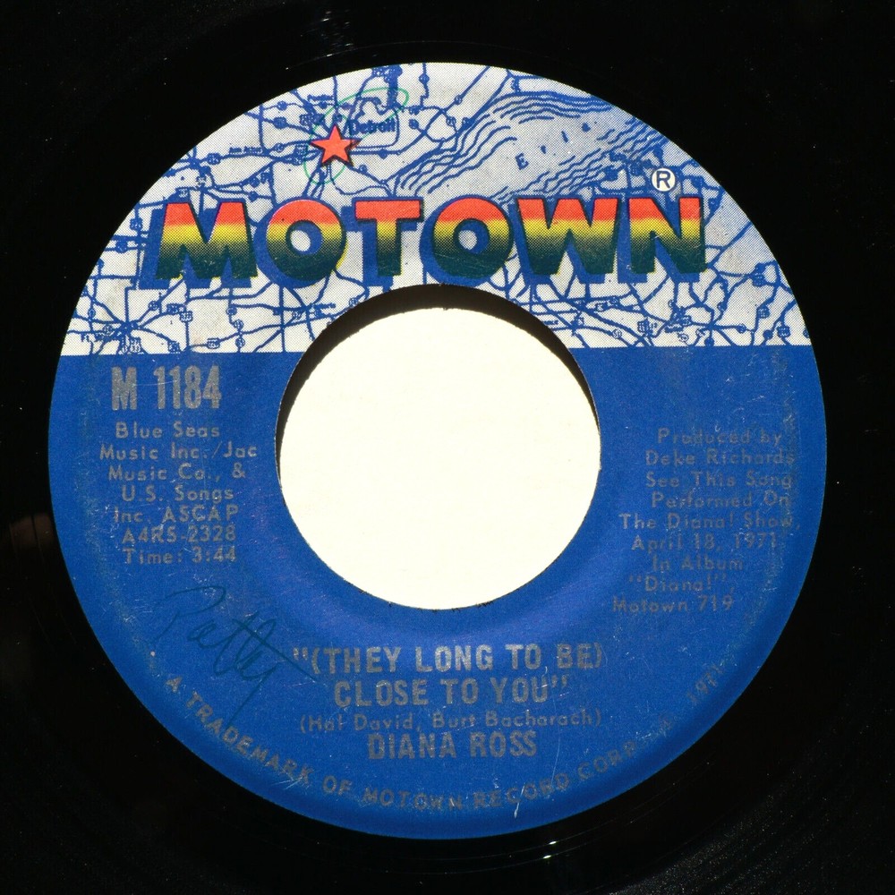 Diana Ross Reach Out I'll Be There/(They Long To Be) Close To You* 45 rpm Record - Picture 5 of 9